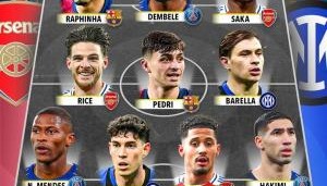 九游体育娱乐官网-詹俊：欧冠四强最佳阵容最难选的是右边锋，萨卡、亚马尔不相上下